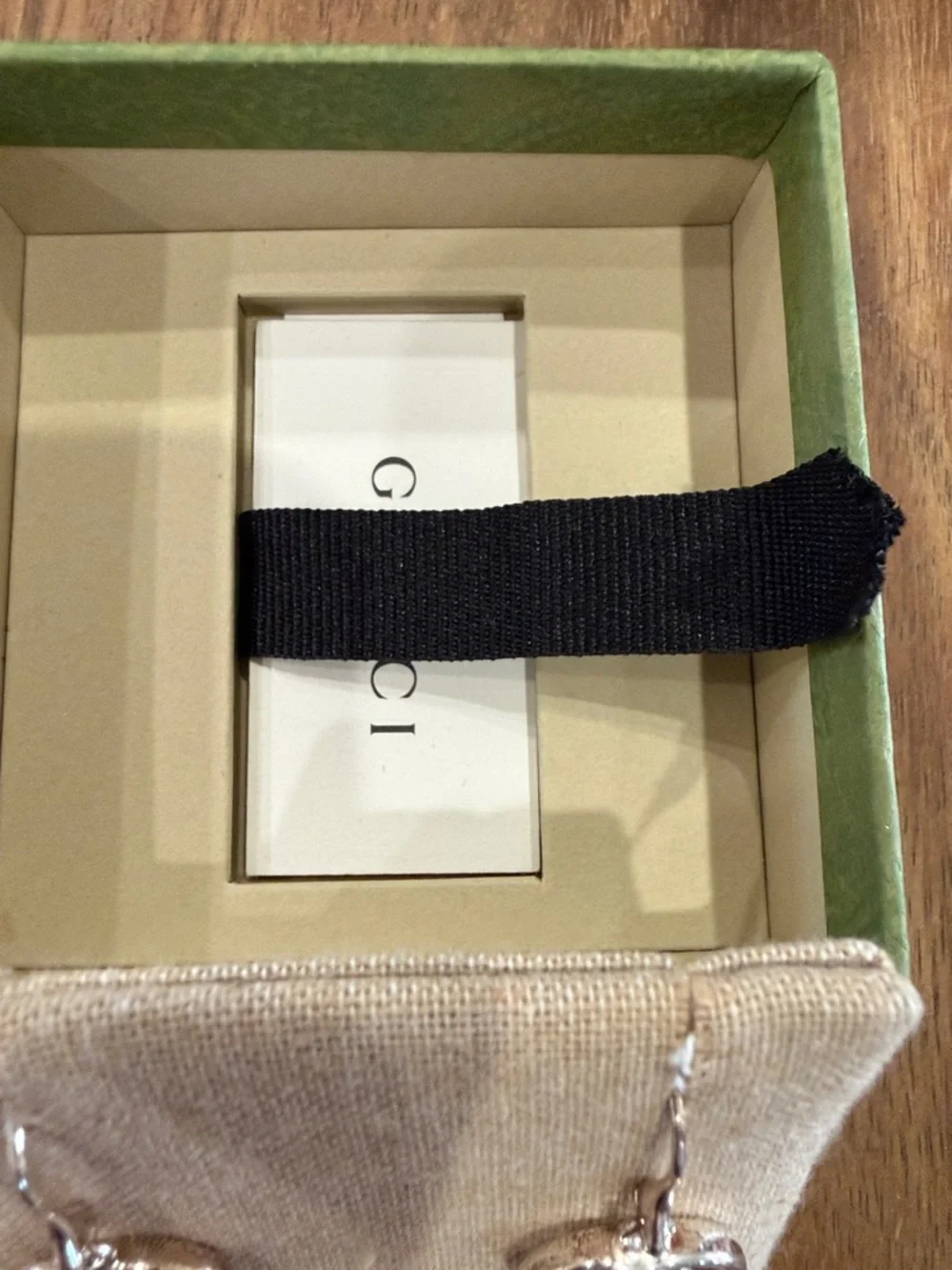 Gucci Silver Double G Drop Earrings - Picture 2 of 5